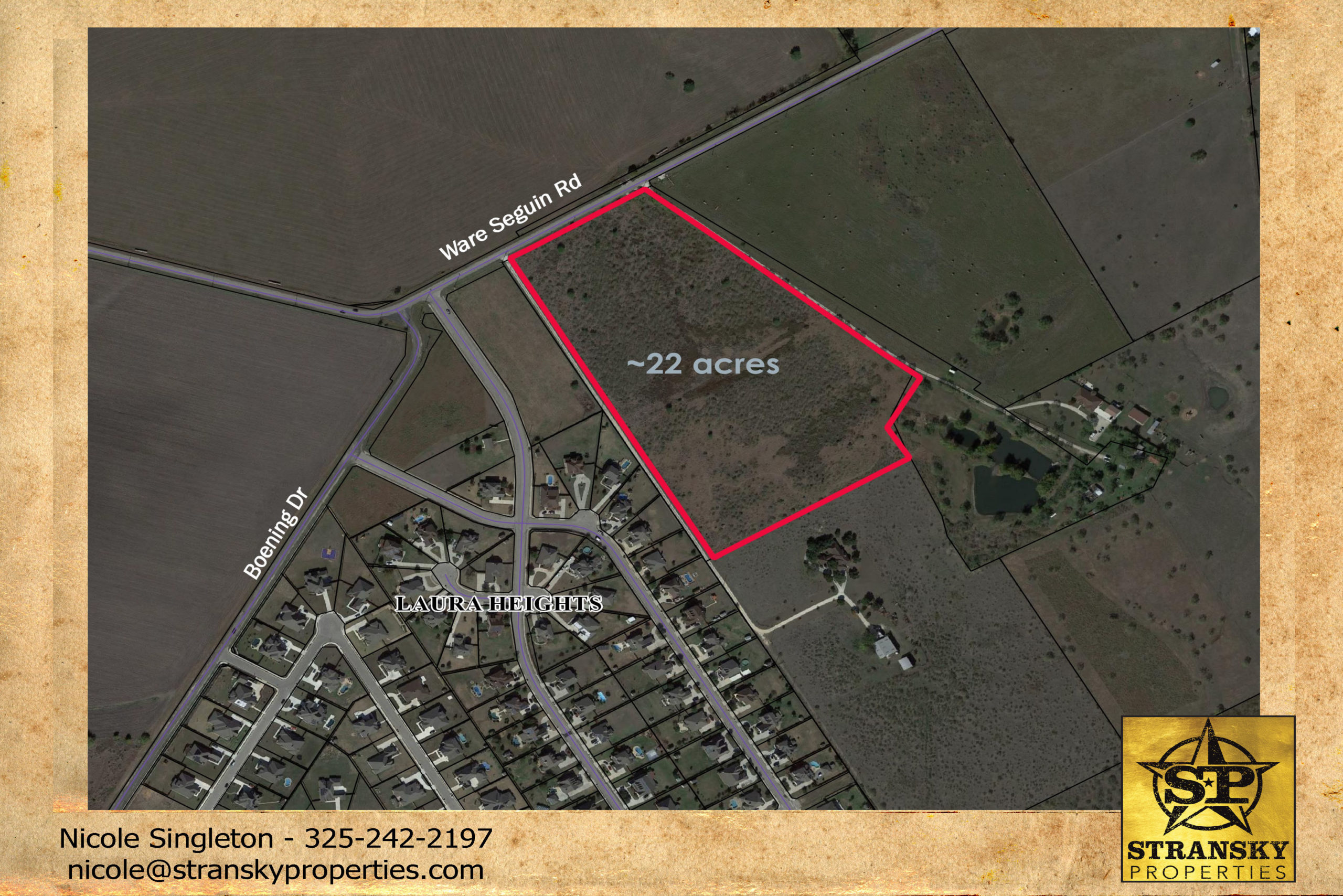 22 AC. Schertz, TX Stransky Properties